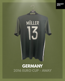 Germany 2016 Euro Cup - Away - Muller #13