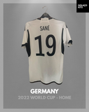 Germany 2022 World Cup - Home - Sane #19