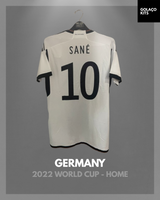 Germany 2022 World Cup - Home - Sane #10 *BNWT*