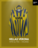 Hellas Verona 1992/95 - Home - Long Sleeve - #7 *MATCH ISSUE*