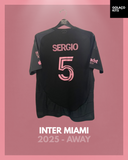 Inter Miami 2025 - Away - Sergio #5 *PLAYER ISSUE*