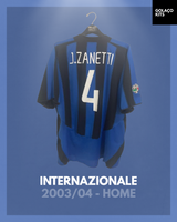 Internazionale 2003/04 - Home - Zanetti #4