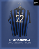 Internazionale 2011/12 Retro - Home - Milito #22