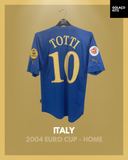 Italy 2004 Euro Cup - Home - Totti #10