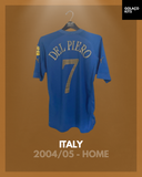 Italy 2004/05 - Home - Del Piero #7 *MATCH ISSUE*