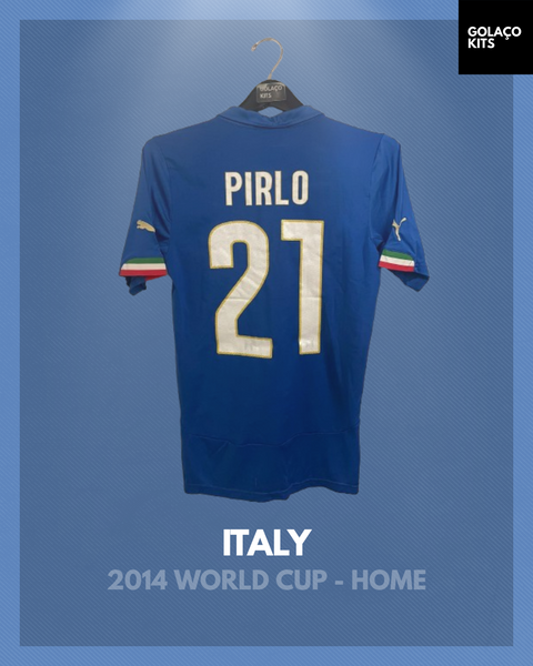 Italy 2014 World Cup - Home - Pirlo #21