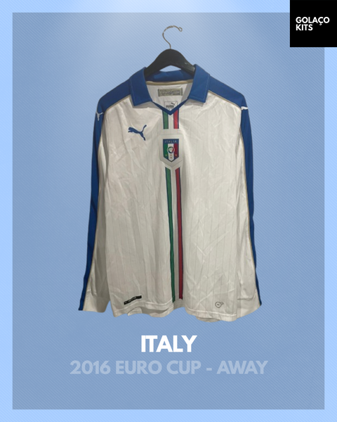 Italy 2016 Euro Cup - Away - Long Sleeve *BNWOT*