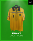 Jamaica 2001 - Home - Kelly #8 *MATCH ISSUE*
