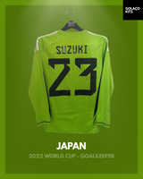 Japan 2022 World Cup - Goalkeeper - Long Sleeve - Suzuki #23
