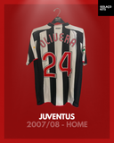 Juventus 2007/08 - Home - Olivera #24 *MATCH ISSUE*