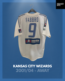 Kansas City Wizards 2001/04 - Away - Fabbro #9 *MATCH WORN*