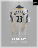 LA Galaxy 2007 - Home - Beckham #23