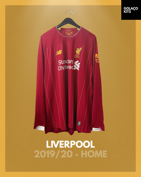 Liverpool jersey best sale 2019 long sleeve