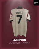 Liverpool 2025/26 - Away - Wirtz #7