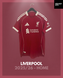 Liverpool 2025/26 - Home *PLAYER ISSUE*