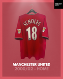 Manchester United 2000/02 - Home - Scholes #18