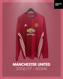 Manchester United 2016/17 - Home - Long Sleeve