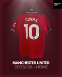 Manchester United 2025/26 - Home - Cunha #10 *BNWT*