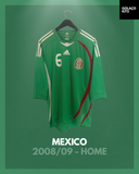 Mexico 2008/09 - Home - 3/4 Sleeves - #6 *MATCH ISSUE*