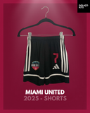 Miami United 2025 - Shorts - #7 *BNWT*