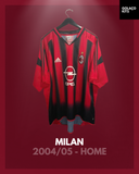 Milan 2004/05 - Home