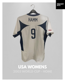USA Womens 2003 World Cup - Home - Hamm #9