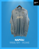 Napoli 1988/89 UEFA Cup - Home - Long Sleeve - #9 *MATCH ISSUE*