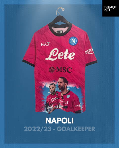 Napoli 2022/23 - Goalkeeper - Sirigu #30 *BNWOT* *PLAYER ISSUE*