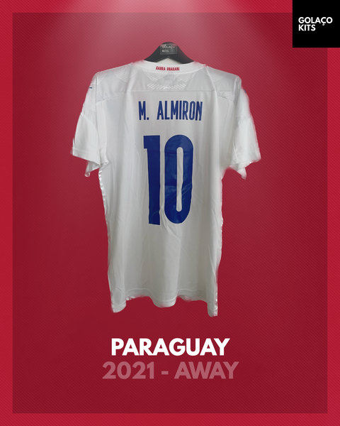 Paraguay 2021 - Away - Miguel Almirón *MATCH ISSUE*