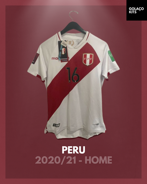Peru 2020/21 - Home - #16 *PLAYER ISSUE* *BNWT*