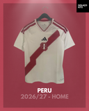 Peru 2026/27 - Home *BNWT*