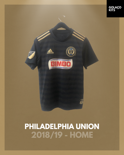 Philadelphia Union Home football shirt 2018 - 2020. Sponsored by Bimbo