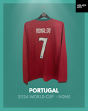 Portugal 2026 World Cup - Home - Long Sleeve - Ronaldo #7 *BNWT*