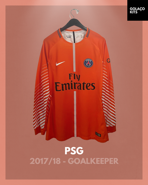 PSG 2017/18 Goalkeeper Long Sleeve *PLAYER ISSUE* – golaçokits