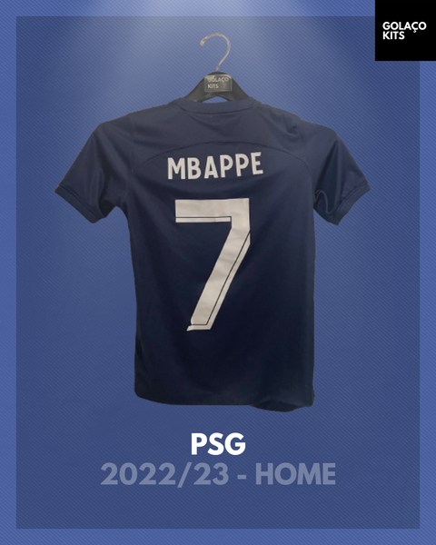 PSG 2022/23 - Home - Mbappe #7