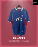 Rangers 2001/02 - Home