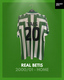 Real Betis 2000/01 - Home - Tais #20 *MATCH ISSUE*