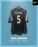 Real Madrid 2003/04 - Away - Zidane #5