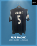 Real Madrid 2003/04 - Away - Zidane #5
