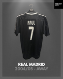 Real Madrid 2004/05 - Away - Raul #7 *AUTOGRAPH*