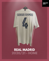 Real Madrid 2020/21 - Home - Sergio Ramos #4