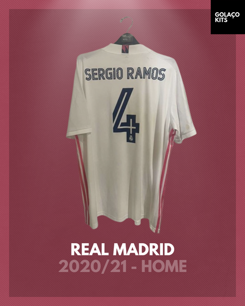 Real Madrid 2020/21 - Home - Sergio Ramos #4