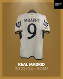 Real Madrid 2023/24 - Home - Mbappe #9 *BNWT*