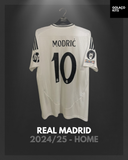 Real Madrid 2024/25 - Home - Modric #10