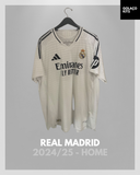 Real Madrid 2024/25 - Home *PLAYER ISSUE*