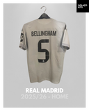 Real Madrid 2025/26 - Home - Bellingham #5 *PLAYER ISSUE*