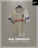 Real Zaragoza 1995/97 - Home - G. Lopez #19 *MATCH WORN*