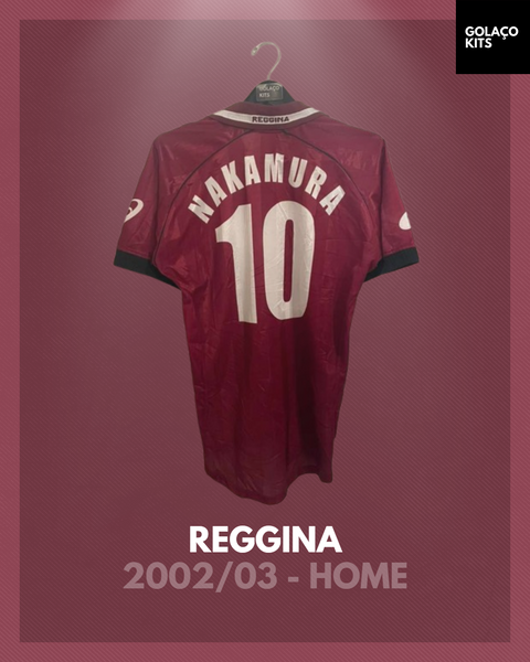 Reggina 2002/03 - Home - Nakamura #10 – golaçokits