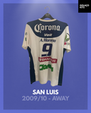 San Luis 2009/10 - Away - A. Moreno #9 *MATCH ISSUE*