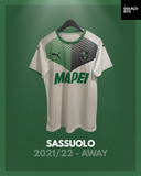 Sassuolo 2021/22 - Away *BNWOT*